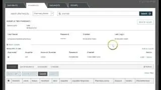 PharmX Portal - Pharmacy tab for suppliers