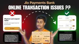 Jio Payments Bank Physical Debit Card Online Transaction Issue Fix || Online Transaction Activation