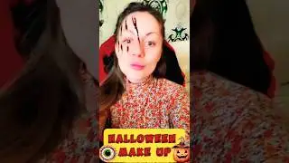 МАКИЯЖ НА ХЕЛЛОУИН. ГРИМ. MAKE UP. HALLOWEEN.HORROR. TUTORIAL. #halloween #makeup #хеллоуин #макияж
