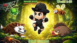 Smart Boys Jungle Adventure Run Game | Level 1-35 | #gaming #games #leadgamer