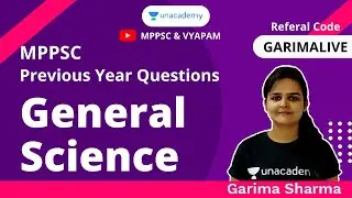 MPPSC General Science Previous Year Question Papers By Garima Sharma