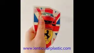 soft tpu material lenticular badge 3d lenticular fabric sheet printing for clothing/handbags/hats