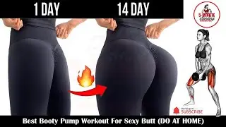 Best Booty Pump Workout For Sexy Butt 🔥 (DO AT HOME)