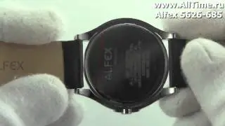 Мужские наручные швейцарские часы Alfex 5626-685