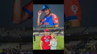 Top 5 Indian cricketer Favourite Foreigner Couple😎