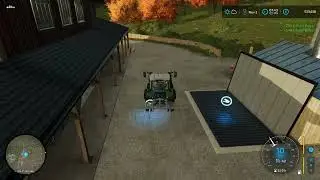 Grass baling and transporting #farmingsimulator #farmingsimulator22 #tractor #farming #grass