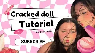 Cracked/broken doll makeup look tutorial 