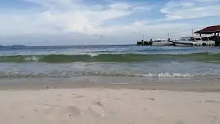 Sound of wave at Ou Cheur Teal beach