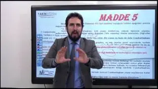 16 Nisan Anayasa Referandumu Sonrası Yürürlükteki Değişiklikler