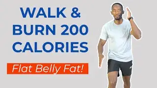 20-Minute Indoor Walking Flat Stomach Workout Burns 200 Calories