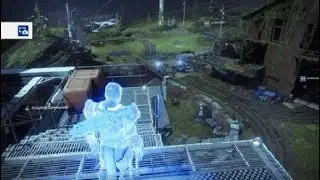 Destiny 2 scouting commander in the Farm.