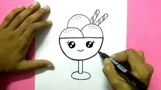 HOW TO DRAW CUTU ICE CREAM | CUTE DRAWING TUTORIAL