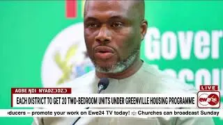 Government Rolls Out Greenville Housing Programme &ndash; Each District to Get 20 Two-Bedroom|| 29-01-2026