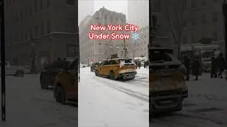 New York City Under Snow ❄️ | The Most Beautiful Winter Walk in NYC #newyorkcity #snow