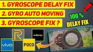How To Fix Gyroscope Delay Problem in BGMI | PUBG Mobile Gyroscope Delay Fix 100% working Any Device