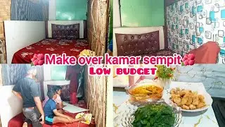 MAKE OVER KAMAR SEMPIT ||LOW BUDGET