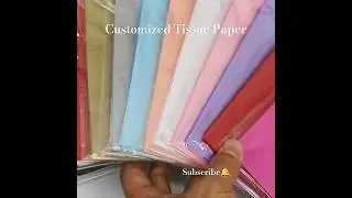 Customized tissue paper in various colors, you can print any pattern you like, custom size.