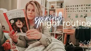 Spring Night Routine | ✨realistic night routine + currently reading ✨