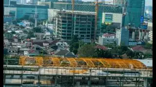 TIME LAPSE: Construction of Sudirman Station in Jakarta, Indonesia