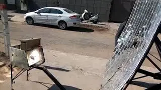 Scheffler Reflector based solar cooker Testing