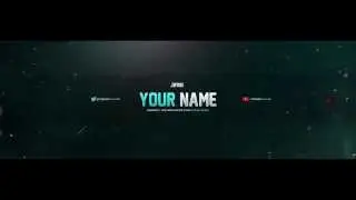 Clean banner and twitter header template! JayD Designs