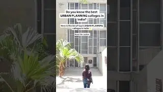 Best URBAN PLANNING colleges in India #shorts #architecture