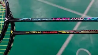 Komparasi Raket best seller Victor Thruster HMR pro VS HUNDRED Nitrix Thunder