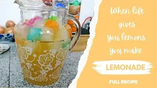 HOMEMADE LEMONADE | fresh lemon juice | recipe #lifestyle #recipe #lemonade #azores #cooking #diy