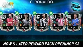 FIFA MOBILE 19!! SEASON 3 NOW & LATER REWARDS! PACK OPENING!!,4-80+ PLAYERS+C.RONALDO-|-FIFA MOBILE