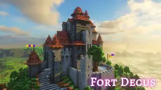 I built a Medieval Fantasy Castle in Minecraft - Fort Decus