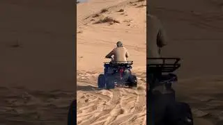 Bike Ride in Desert #shorts #uae #desert #bike #bujji #abudhabi #dubai #sumitvlogging #kalki #parbas