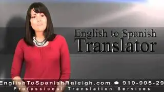 English to Spanish Translator Raleigh North Carolina