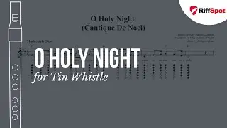 O Holy Night Tin Whistle Tab