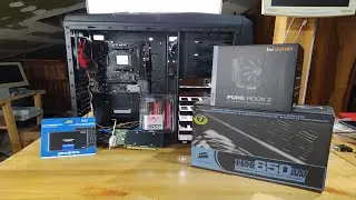#66 Składam budżetowy komputer do gier AMD RYZEN cz.2 - pierwszy start kompa