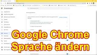 Google Chrome Sprache &auml;ndern Anleitung - Andere Sprache bei Chrome einstellen