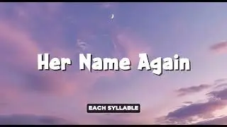 Her Name Again &ndash; Joseph Run (Official Lyric Video) | English Sad Love Song 2025