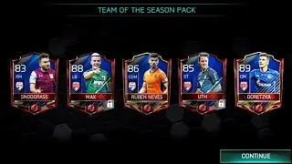 5 TOTS PLAYERS IN PACK!!! INSANE PACK OPENING IN FIFA MOBILE 18