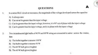 Network Analysis  MCQ