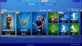 Fortnite item shop before italkfortnite was complete [7-22-20]