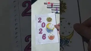 Setting up My 2026 Journal 📝📔 #satisfying #newjournal #relaxing #art