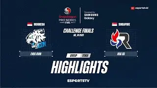 EVOS Icon vs RSG SG HIGHLIGHTS Snapdragon Pro Series S3 | RSG vs EVOS