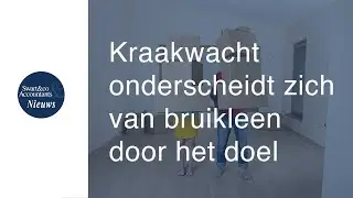 Kraakwacht onderscheidt zich van bruikleen