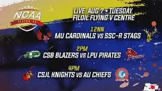 NCAA 94 Men's Basketball: MU vs. SSC-R, CSB vs. LPU, & CSJL vs. AU - August 7 | Live on S+A