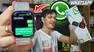 🚨 LANÇAMENTO - Smartwatch W11 Pro Amoled Séries 11 46mm - Unboxing e Primeiras impressões 