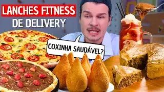 PROVANDO COMIDAS FITNESS DO DELIVERY: COXINHA, PIZZAS, TORTAS, MILKSHAKE - Vale a pena?