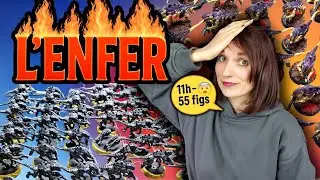J’ai essayé de peindre 55 Tyranides en une journée…