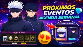 Como Sacar a Satoru Gojo Free Fire Agenda Semanal Enero 2026 Fushiguro tienda misteriosa