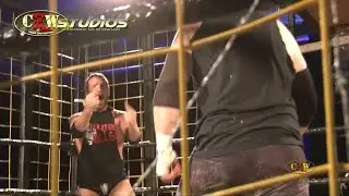 CZW Cage of Death 18: The first 30 seconds inside the cage! (CZWstudios.com)