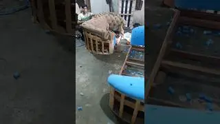 modern Chesterfield sofa making process!#viral #sofa #buybst #furniture #youtubeshorts #shorts