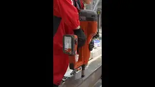 Fastening Pipes to Steel Hilti BX3-BT